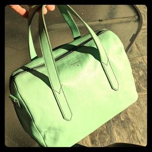 Mint green Fossil purse purchased from Dillards